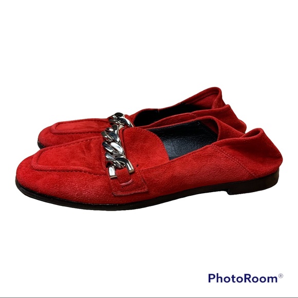 Jeffrey Campbell Woman’s Jesse Red Loafer size 7.5 - Picture 5 of 6